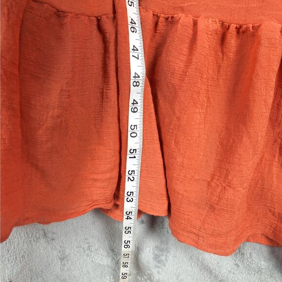 Womens Dress Large Boho Festival Prairie Peasant Tiered Maxi Fairy Cottagecore - Picture 5 of 7